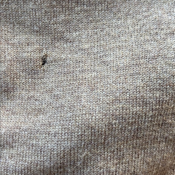 Theory oversized crew neck sweater, camel color, size XL - Picture 5 of 5